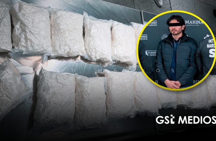 Detienen a jalisciense con más de 25 kilos de droga en el AICM