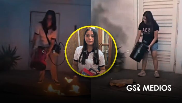 Joven mexicana de 16 años logra apagar el fuego con sonido