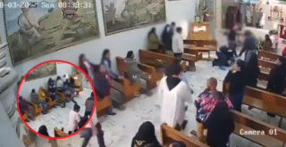 VIDEO: Intentó asesinar a un hombre durante misa en Edomex; feligreses lo detienen