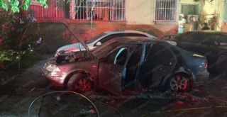 Cortocircuito en cables de alta tensión provoca incendio y deja sin luz a colonia La Aurora
