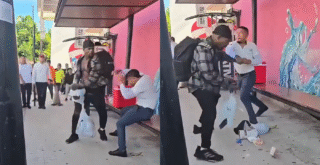 VIDEO: Taxista y turista se agarran a golpes en Playa del Carmen