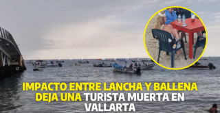 Turista fallece tras presunto choque de lancha contra una ballena en Puerto Vallarta