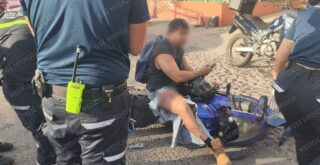 Motociclista resulta gravemente lesionado frente a Plaza Fluvial