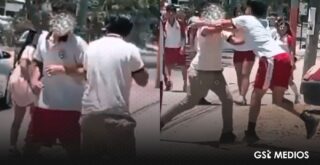 VIDEO: Captan nueva agresión entre alumnos de secundaria en Puerto Vallarta