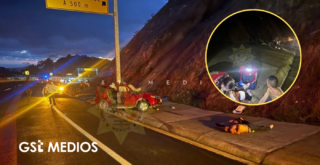 Accidente fatal en la autopista Compostela - Las Varas deja 2 muertos y 5 lesionados