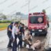 Motociclista lesionado tras derrapar frente al hotel Buenaventura