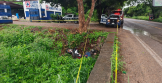 Fallece motociclista tras salirse de la vía en la carretera 544